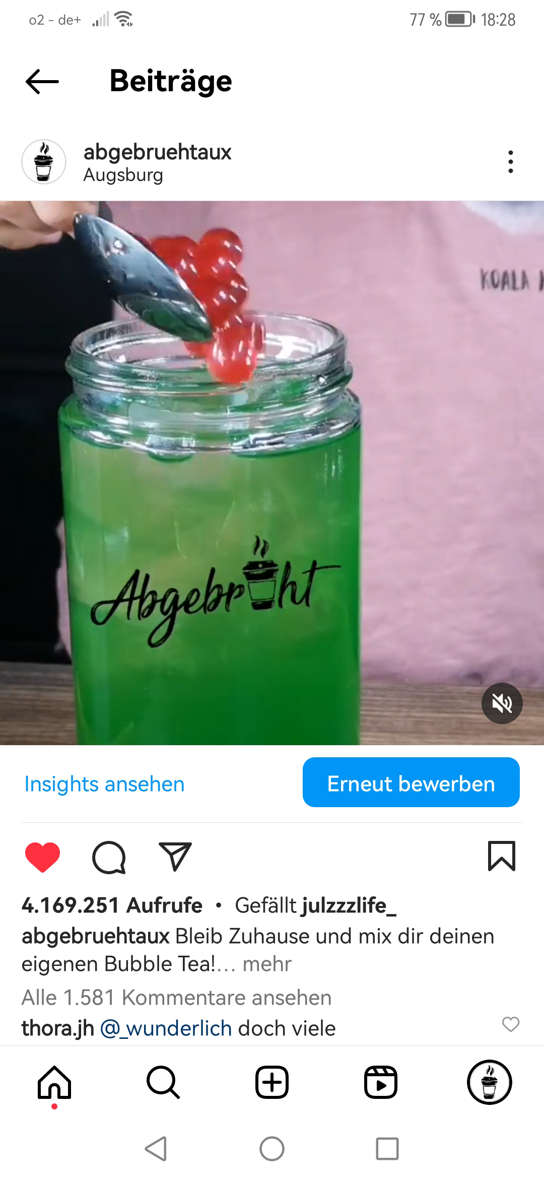 DIY Bubble Tea Instagram Post